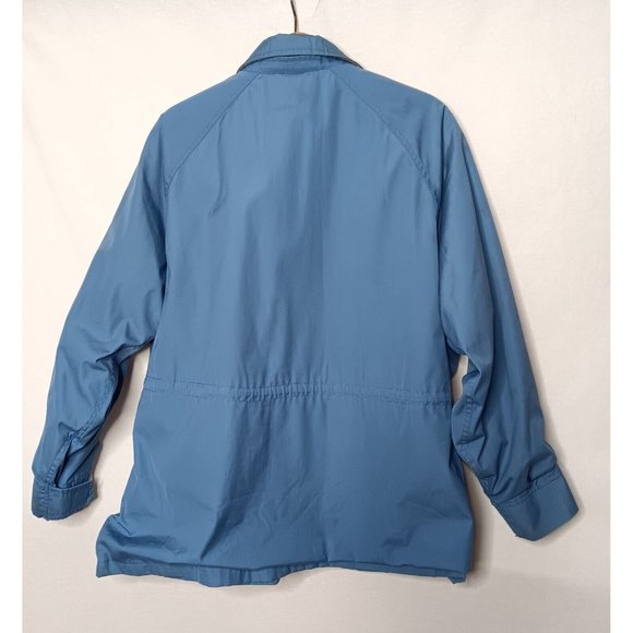 Vtg Woolrich Womens XL Chore Coat Jacket Blue Wool Lined USA Made Workwear READ - Picture 2 of 16